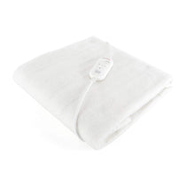 Lloytron STAYWARM Luxury King Electric Underblanket 130 x 120cm White 450gsm Polyester 2 Heat Settings