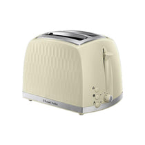 Russell Hobbs Contemporary Honeycomb 2 Slice Toaster 850 W - Cream