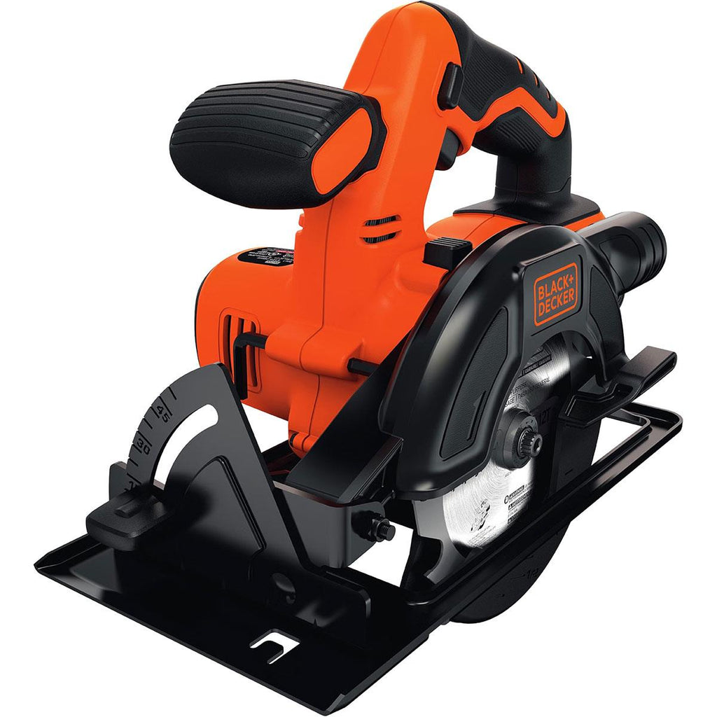 Black & Decker 18V Cordless Electric 140mm Circular Saw with Blade And Dust Extraction - Bare Unit
