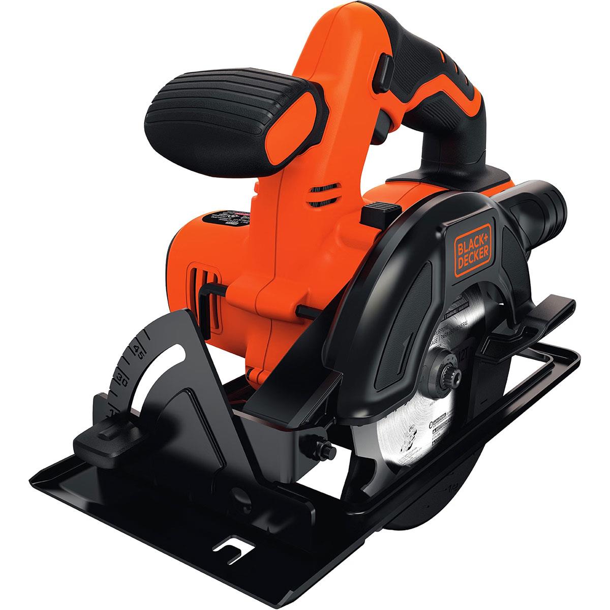 Black & Decker 18V Cordless Electric 140mm Circular Saw with Blade And Dust Extraction - Bare Unit