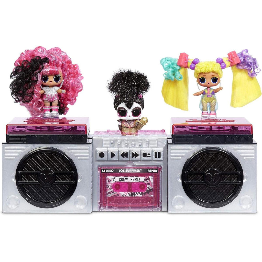 LOL Surprise! Remix Pets Pack with Real Hair And 9 Surprises Blind Box Toy