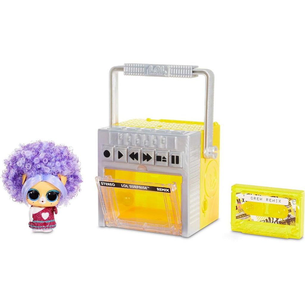 LOL Surprise! Remix Pets Pack with Real Hair And 9 Surprises Blind Box Toy