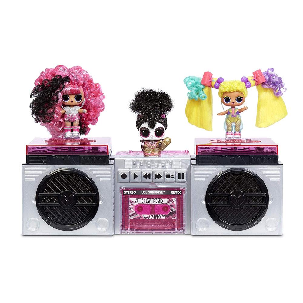LOL Surprise! Remix Pets Pack with Real Hair And 9 Surprises Blind Box Toy