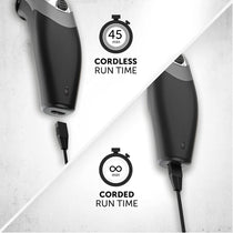Wahl Clip N Rinse Cordless Hair Clipper And Nose Trimmer Home Haircutting Kit - Black
