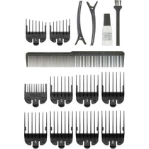 Wahl Clip N Rinse Cordless Hair Clipper And Nose Trimmer Home Haircutting Kit - Black