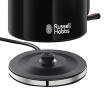 Russell Hobbs Colors Plus Electric Jug Kettle Stainless Steel 3000W 1.7 Litre - Black