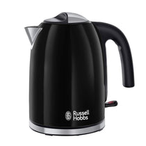 Russell Hobbs Colors Plus Electric Jug Kettle Stainless Steel 3000W 1.7 Litre - Black