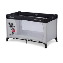Hauck Dream N Play Disney Travel Cot Baby Bed Compact Folding 120 x 60cm - Mickey Stars