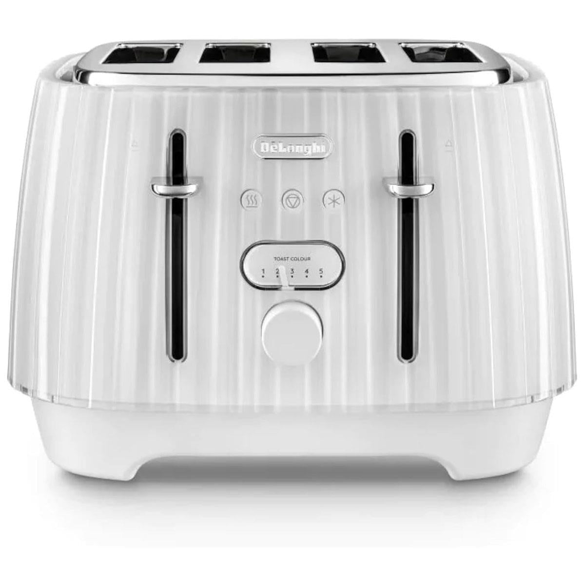 Delonghi Ballerina 4 Slice Toaster Plastic 1800 W - White