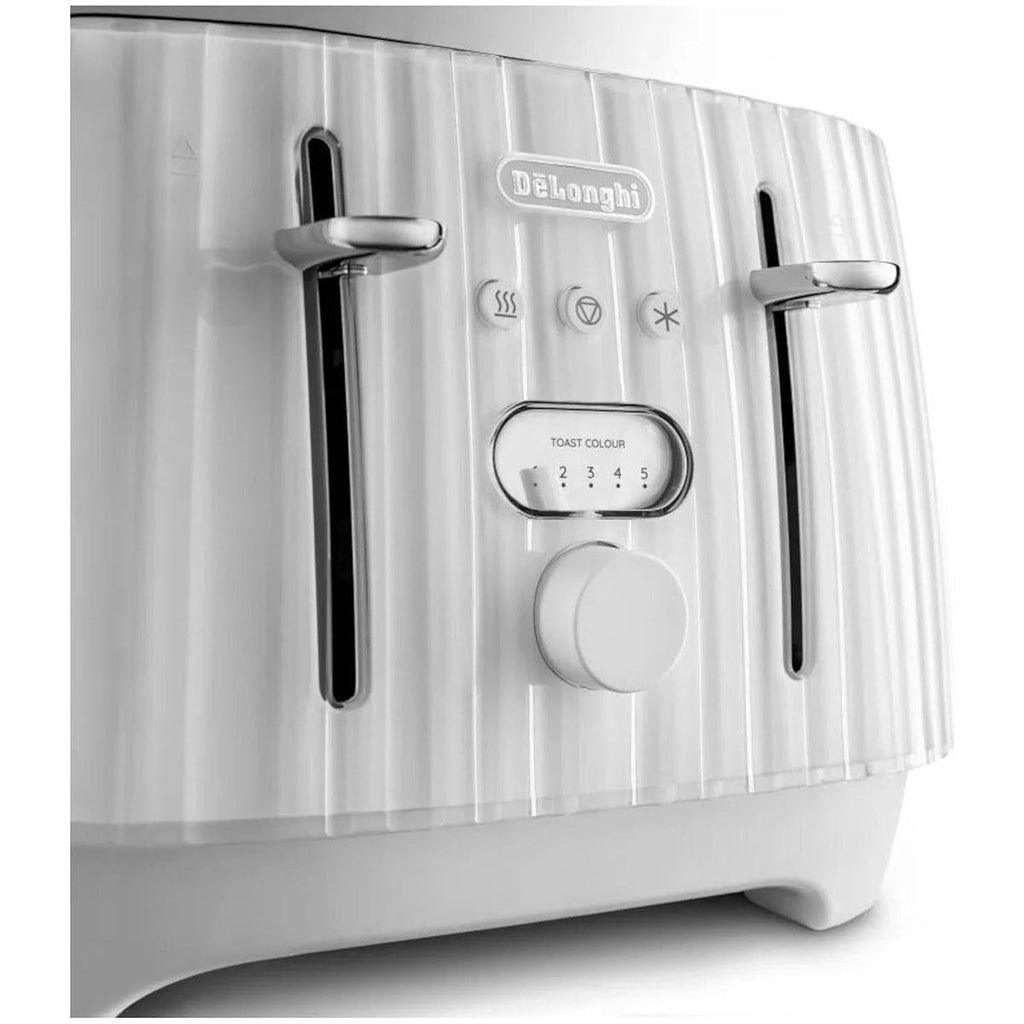 Delonghi Ballerina 4 Slice Toaster Plastic 1800 W - White