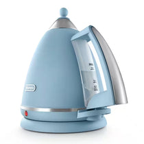 Delonghi Argento Flora Electric Jug Kettle Stainless Steel 3000 W 1.7 Litre - Blue
