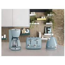 Delonghi Argento Flora 4 Slice Toaster Stainless Steel 1600 W - Blue