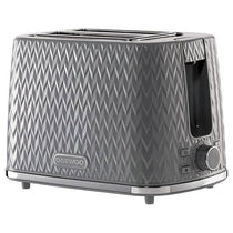 Daewoo Argyle 2 Slice Toaster With Reheat Cancel And Defrost Functions 800 W - Dark Grey