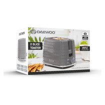 Daewoo Argyle 2 Slice Toaster With Reheat Cancel And Defrost Functions 800 W - Dark Grey
