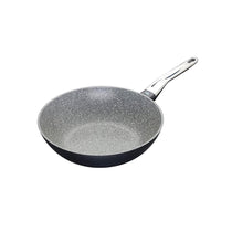 KitchenCraft MasterClass Cast Aluminum Non-Stick Induction Stir Fry Pan/Wok 28cm - Grey