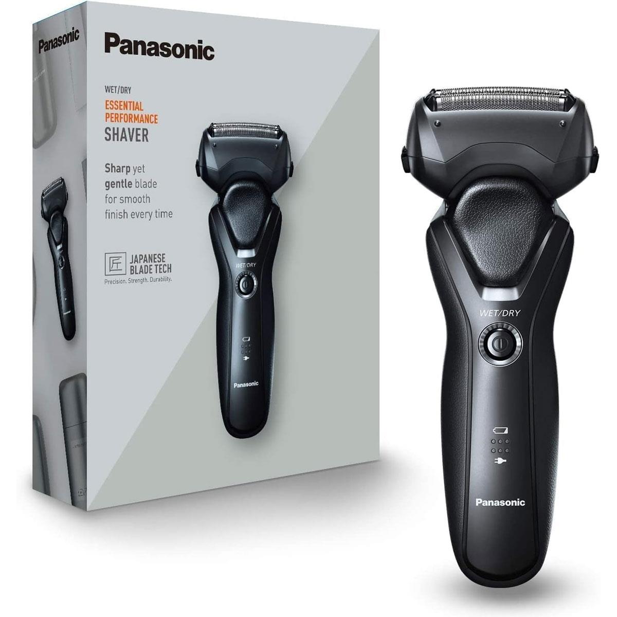 Panasonic Wet And Dry 3 Blade Electric Shaver Rechargeable LED Indicator - Black