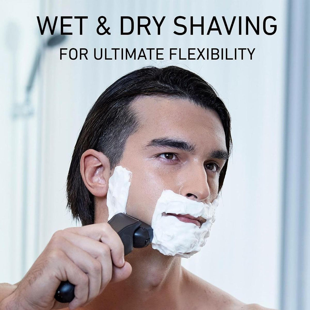 Panasonic Wet And Dry 3 Blade Electric Shaver Rechargeable LED Indicator - Black