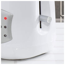 Daewoo Balmoral 2 Slice Toaster with Reheat And Defrost And Browning Control Plastic 800 W - White