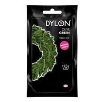 Dylon Olive Green Fabric Dye 50g Washing Machine Dye Sachet for Cotton Linen Viscose Wool Silk Clothes & Crafts