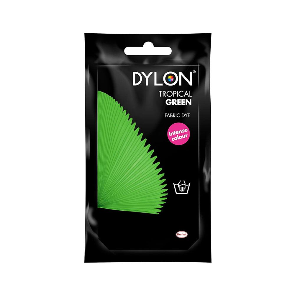 Dylon Hand Fabric Dye Sachet For Clothes And Soft Furnishings 50g - Tropical Green