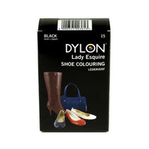 Dylon Lady Esquire Shoe Colouring Dye For Leather And Synthetic Shoes Bags Belts - Black