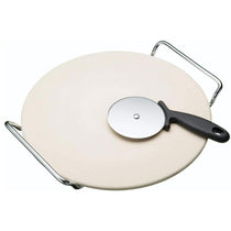 KitchenCraft World of Flavours Italian Pizza Stone Set - 2 Pieces
