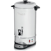 Swan Hot Water Tea Urn 20 Litre Stainless Steel 2200W With Automatic Temperature Control - Silver