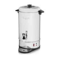 Swan Hot Water Tea Urn 20 Litre Stainless Steel 2200W With Automatic Temperature Control - Silver