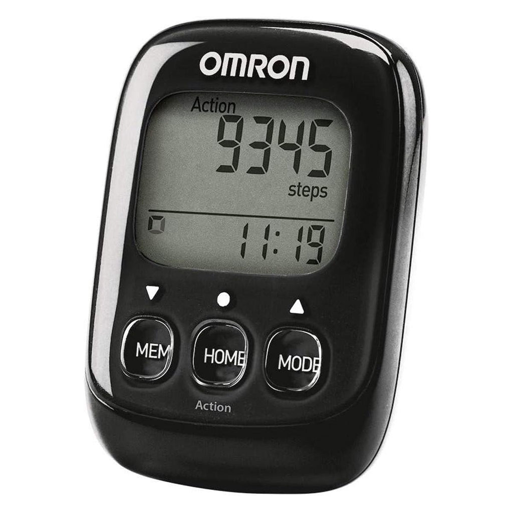 Omron Walking Style IV Step Counter Pedometer - Black