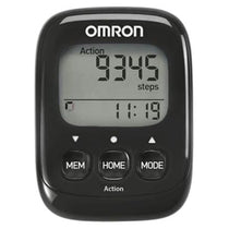 Omron Walking Style IV Step Counter Pedometer - Black