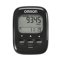 Omron Walking Style IV Step Counter Pedometer - Black