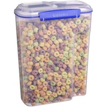 Sistema KLIP IT PLUS Cereal Storage Container 4.2 Litre - Blue/Clear