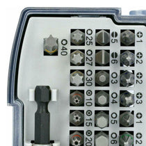 Bosch Extra Hard Screwdriver Bit Set For Rotary Drill And Screwdriver - 32 Piece
