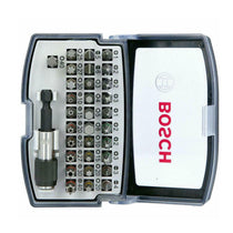 Bosch Extra Hard Screwdriver Bit Set For Rotary Drill And Screwdriver - 32 Piece