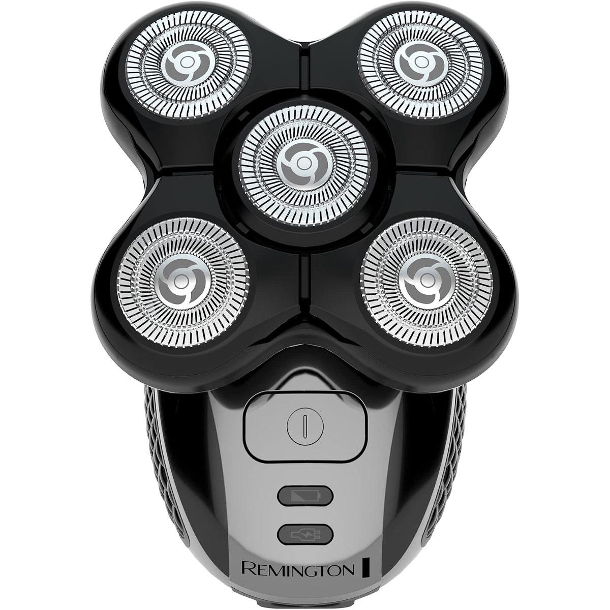 Remington RX5 Ultimate Head Shaver Series With 5 Cutting Heads - Black/Silver
