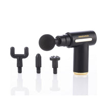 Daewoo Mini Massage Gun With 4 Massage Heads LED Rechargeable 1500mAh - Black