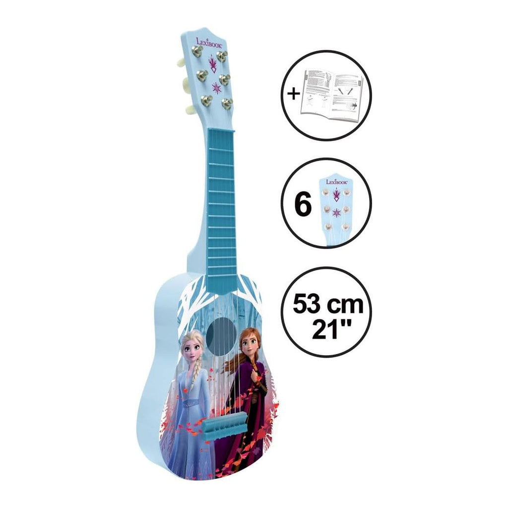 Lexibook Disney Frozen 2 My First Guitar Elsa Anna And Olaf With 6 Nylon Strings - Purple