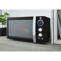 Swan Retro Digital Microwave With 5 Power Levels 800 W 20 Litre - Black