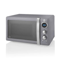 Swan Retro Digital Microwave With 5 Power Levels 800 W 20 Litre - Grey