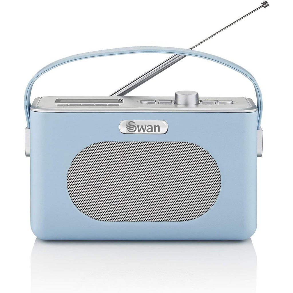 Swan Retro DAB Bluetooth Radio 3W - Blue