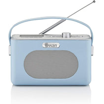 Swan Retro DAB Bluetooth Radio 3W - Blue