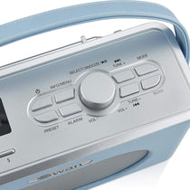 Swan Retro DAB Bluetooth Radio 3W - Blue