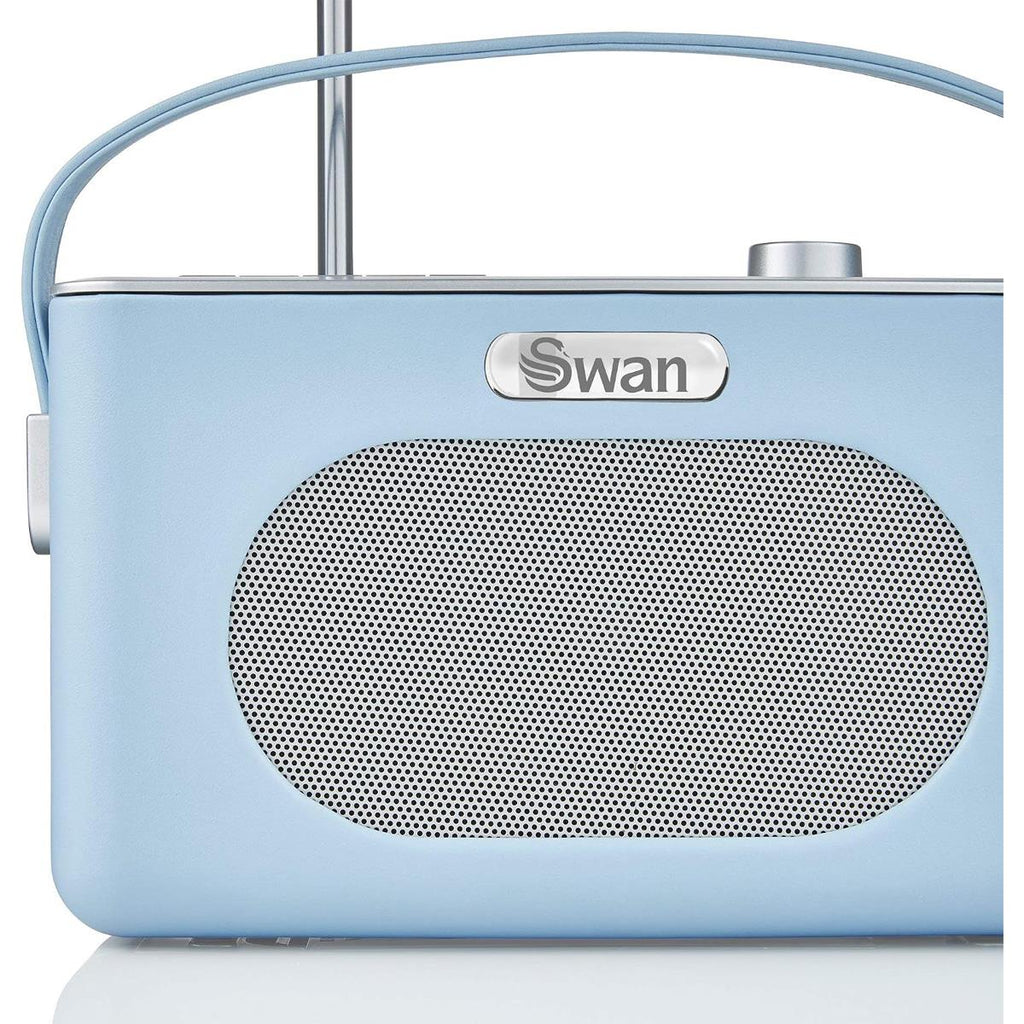 Swan Retro DAB Bluetooth Radio 3W - Blue