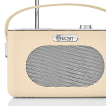 Swan Retro DAB Bluetooth Radio 3W - Cream