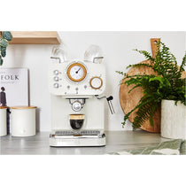 Swan Nordic Pump Espresso Coffee Machine 1100 W 1.2 Litre - Cotton White