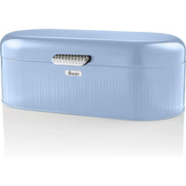 Swan Retro Bread Bin Generous Storage Capacity - Blue