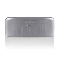 Swan Retro Bread Bin Generous Storage Capacity - Grey