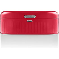 Swan Retro Bread Bin Generous Storage Capacity - Red