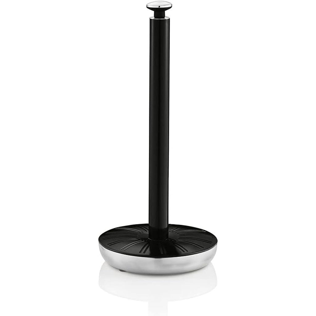 Swan Retro Towel Pole And Mug Tree Set Chrome Stainless Steel - Black
