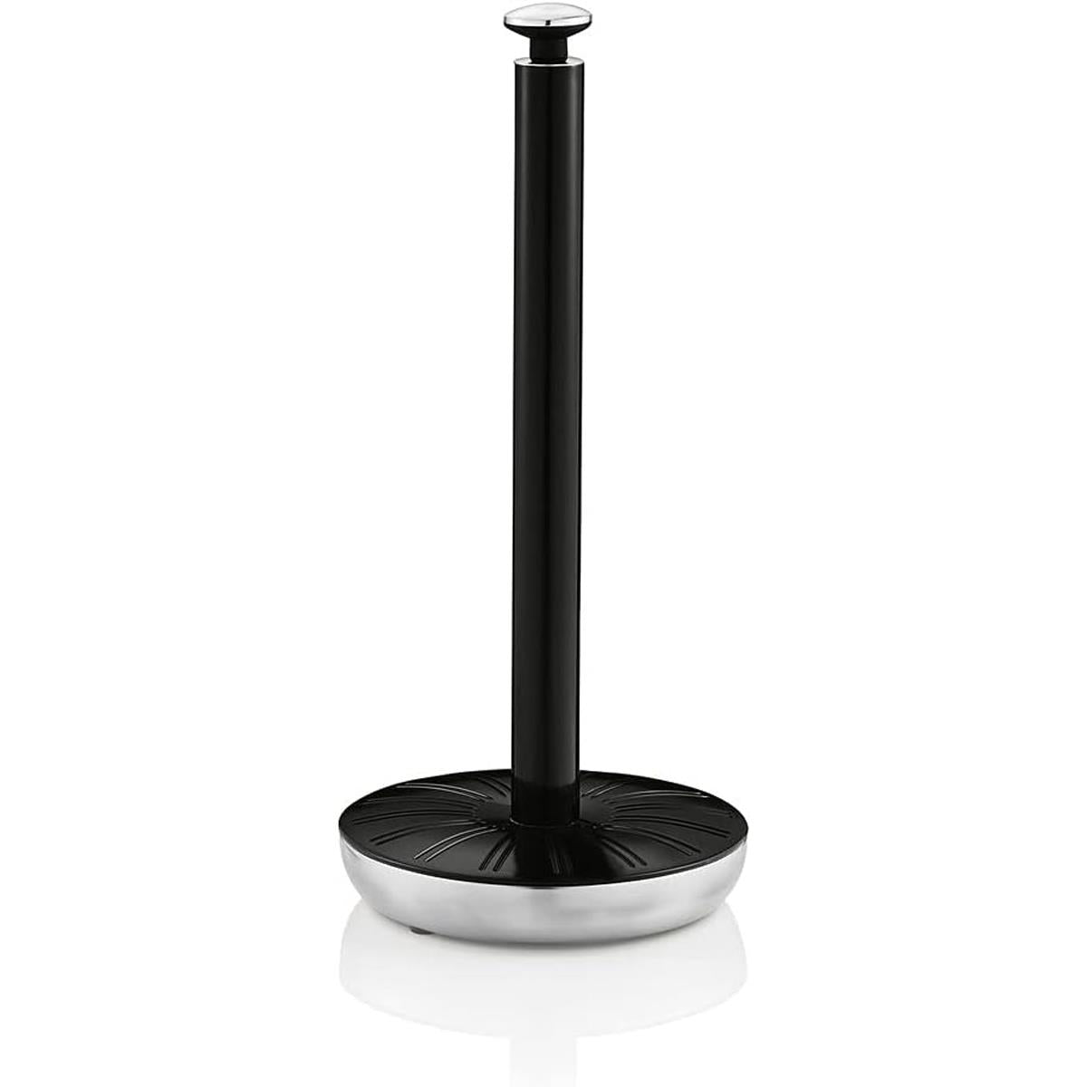 Swan Retro Towel Pole And Mug Tree Set Chrome Stainless Steel - Black